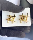 Ball Cross Stud Earring