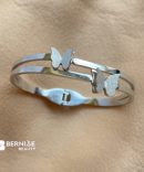 Butterfly Silver Cuff Bangle 2